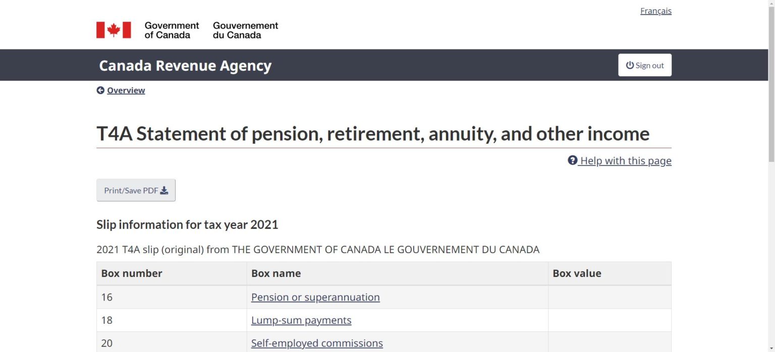 How to download slips from your CRA My Account | Taxonic Corporation